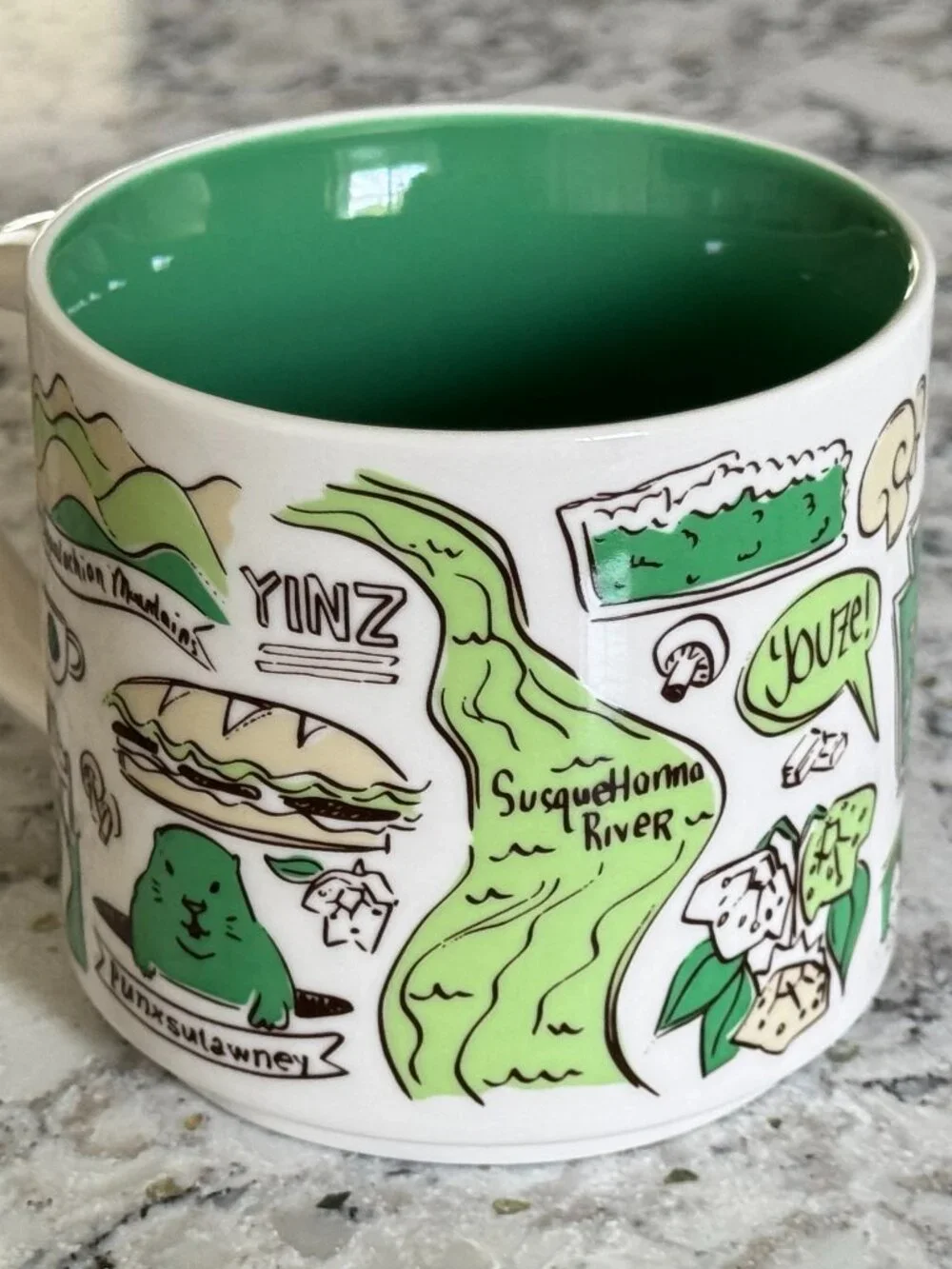 Starbucks Pennsylvania Been There Series 2018 Retired 14oz Mug NWOB